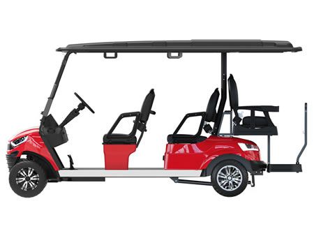 Carro de golf eléctrico para 4+2 pasajeros