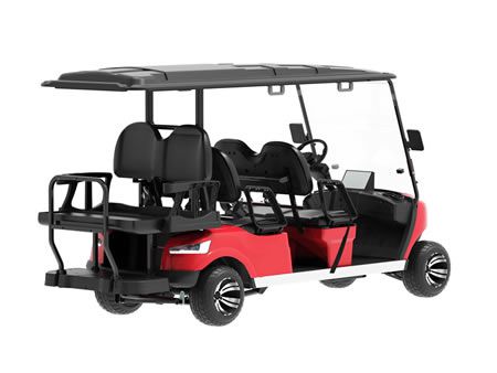 Carro de golf eléctrico para 4+2 pasajeros